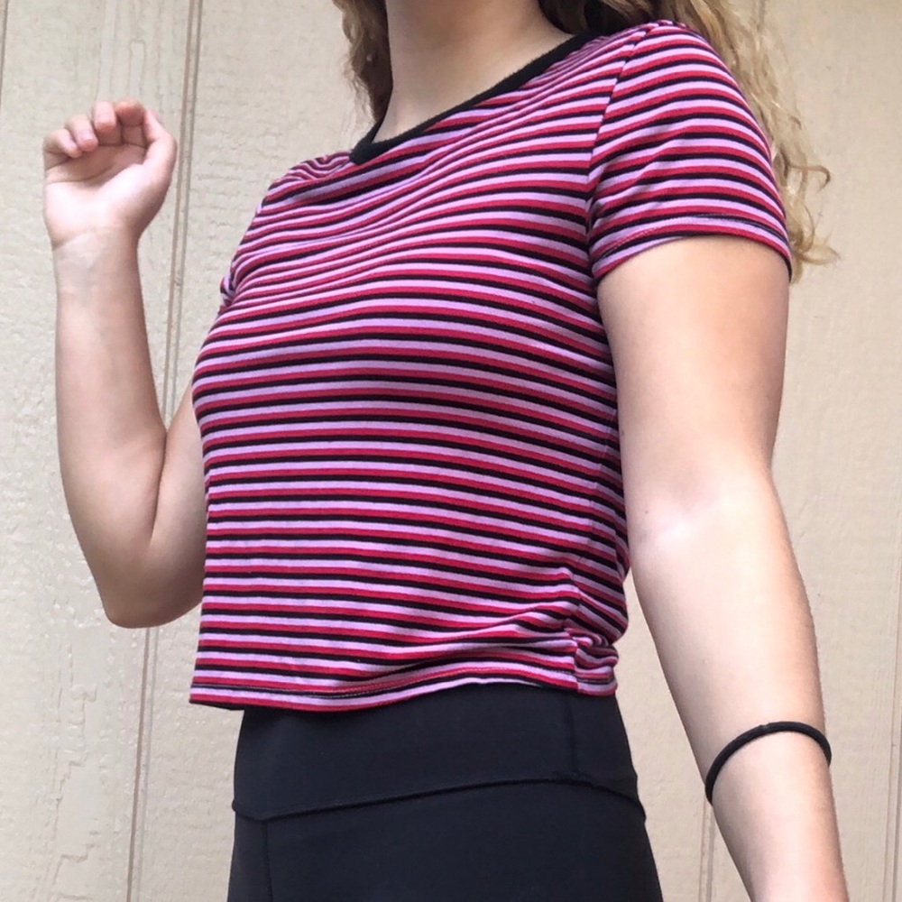 Wild Fable striped short sleeve ringer t-shirt